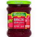 WaldiBen Buraczki, geriebene Rote Bete 450 g – Glas, Vorderseite