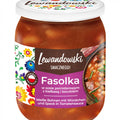 Lewandowski Fasolka po bretońsku, Bohnen mit Wurst und Speck 500 g – Packung, Vorderseite