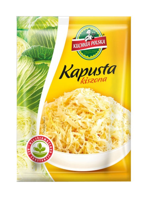 KuchniaPolska Kapusta, sauerkraut 520 g – bag, front