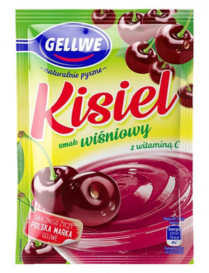 Gellwe – Cherry-Flavoured Jelly Dessert (Kisiel), 38 g