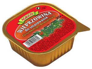 Agrico Wieprzowina do smarowania, Wurstaufstrich nach Schmalzfleischart 300 g – Dose, Vorderseite