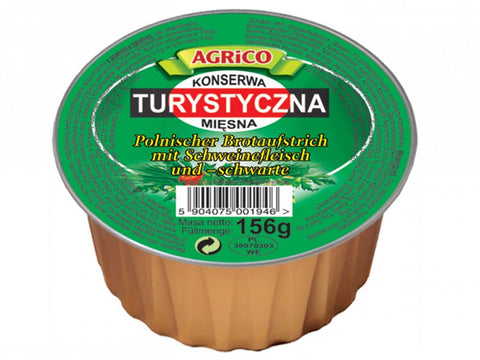 Agrico – Conserva de Carne de Porco (Konserwa turystyczna), 156 g