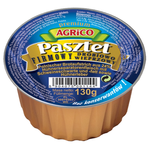 Agrico – Geflügelpastete (Pasztet drobiowy), 130 g