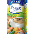 Krakus Żurek, Roggenmehlsuppe 1 l – Packung, Vorderseite