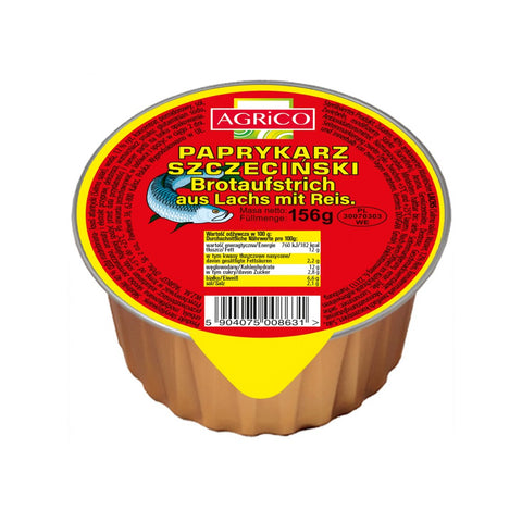 Agrico – Pasta de Salmão com Arroz para Barrar (Paprykarz Szczeciński), 156 g