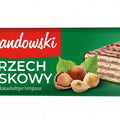 Lewandowski Waffelriegel Haselnuss 45 g – Packung, Vorderseite