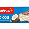 Lewandowski Waffelriegel Kokos 45 g – Packung, Vorderseite