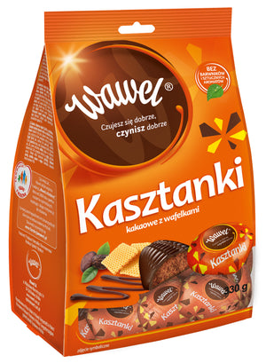 Wawel – Schokoladenpralinen mit Kakaocremefüllung (Kasztanki), 330 g