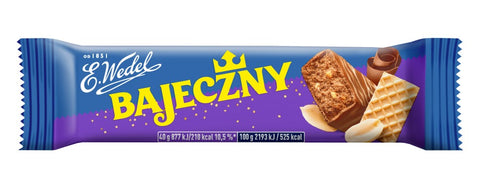 Wedel Bajeczny, Erdnussriegel in Milchschokolade 40 g – Riegel, Vorderseite