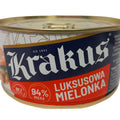 Krakus Luksusowa mielonka wieprzowa, Polish-style pork 300 g – can, front