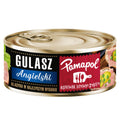 Pamapol Gulasz angielski, conserva de carne 300 g – lata, frente