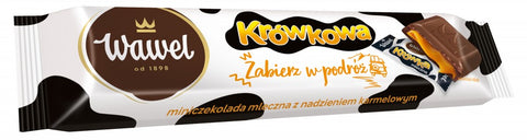 Wawel Krówkowy, Milchschokoladenriegel mit Karamellfüllung 39 g – Riegel, Vorderseite