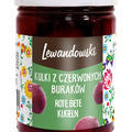 Lewandowski Rote-Bete-Kugeln 520 g – Glas, Vorderseite