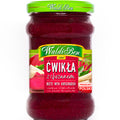 WaldiBen Ćwikła z chrzanem, Rote Bete mit Meerrettich 300 g – Glas, Vorderseite