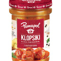Pamapol Klopsiki, turkey meatballs in tomato sauce 500 g – jar, front