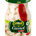Smak Czosnek z chili, alho em conserva com malagueta 190 g – frasco, frente