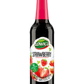 Łowicz Sirup mit Erdbeergeschmack 400 ml – Flasche, Vorderseite
