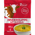 Bazar, beef noodle soup 58 g – sachet, front