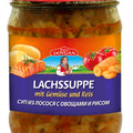 Dovgan Lachssuppe 480 g – Packung, Vorderseite