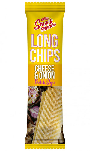 Smack Dutch Style Cheese & Onion, potato snack 60 g – pack, front