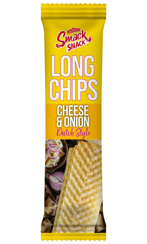 Smack Dutch Style Cheese & Onion, Kartoffelsnack 60 g – Packung, Vorderseite