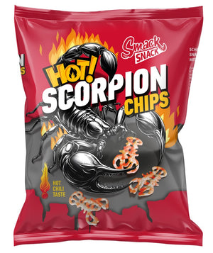 Smack Scorpion, Snack mit Chiligeschmack 50 g – Packung, Vorderseite