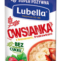 Lubella Owsianka, Porridge mit Banane und Erdbeere 100 g – Packung, Vorderseite