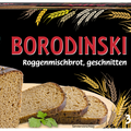 Cmak Borodinski, Roggenmischbrot geschnitten 350 g – Packung, Vorderseite