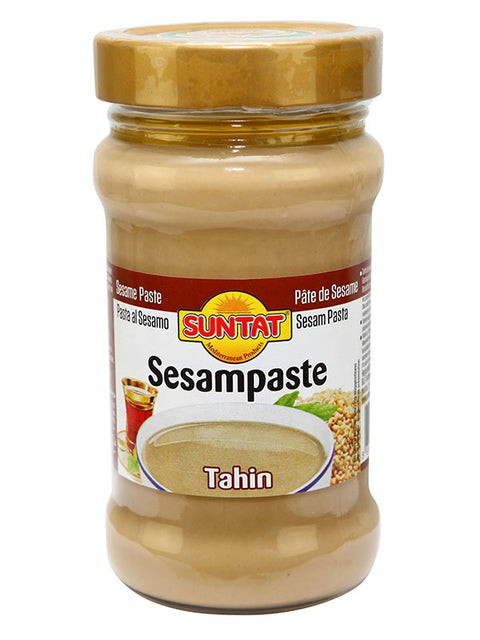 Suntat Tahin, pasta de sésamo 300 g – embalagem, frente