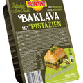 Suntat Baklava, Feine Backware mit Pistazien 180 g – Packung, Vorderseite