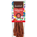 Lewandowski Kabanos, Schweine-Rauchwurst mit Chili 100 g – Packung, Vorderseite