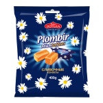 Dovgan Plombir, caramelos de leite 400 g – embalagem, frente