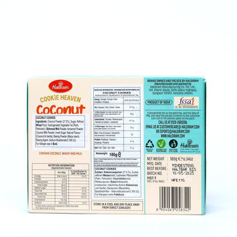 Haldiram's - Coconut Cookie - 180 g