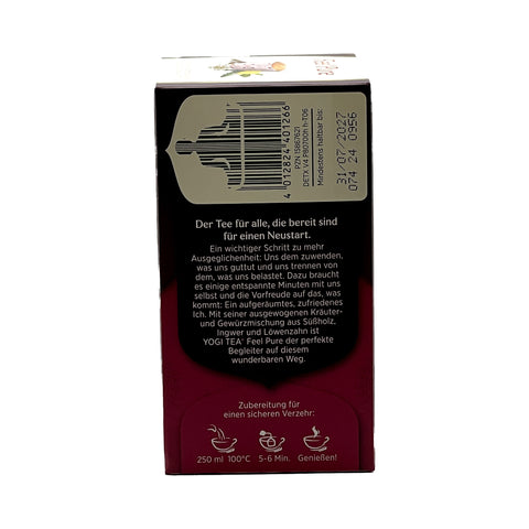 Chá Yogi - Sinta-se Puro - 30,6 g