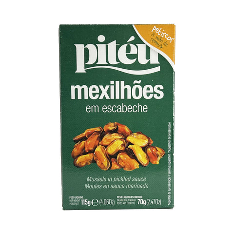 Pitéu - Mussels in Escabeche - 70 g