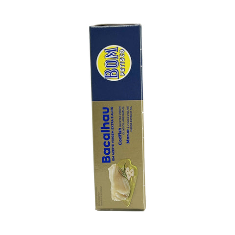 Bom Petisco - Kabeljau in nativem Olivenöl extra und Knoblauch - 80 g