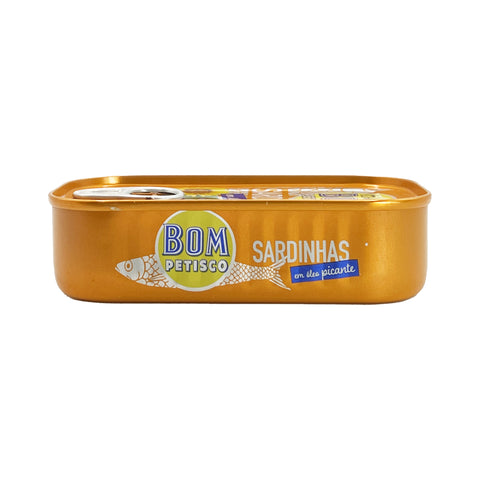 Bom Petisco - Scharfe Sardinen in Öl - 84 g