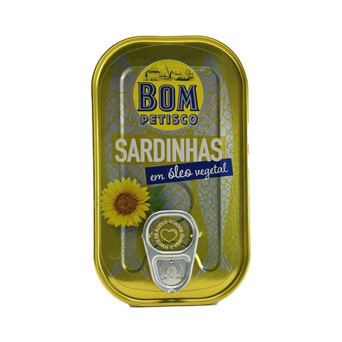 Bom Petisco - Sardinen in Pflanzenöl - 84 g