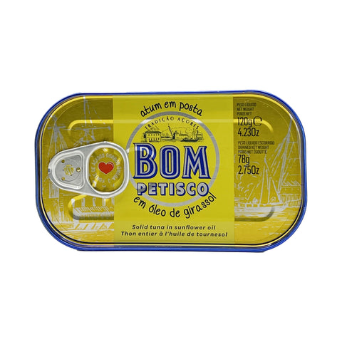 Bom Petisco - Thunfisch in Pflanzenölscheiben - 78 g