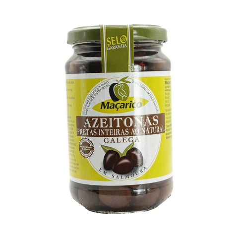 Macarico - Whole Natural Black Olives - 350 g
