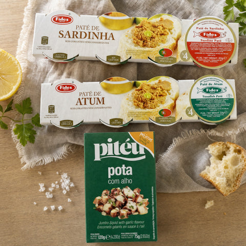 Portugal Tinned Fish Tasting (Mini) – serving suggestion
