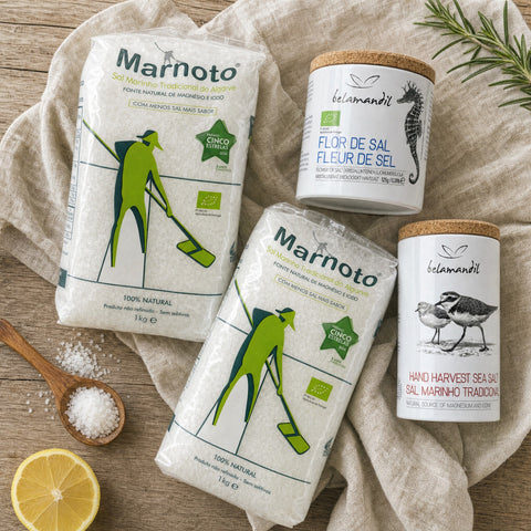 Portugal Sea Salt Set (Mini) – serving suggestion