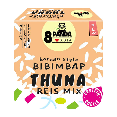 8 Panda - Bibimbap (Thunfisch mit Reis) - Karton 12 × 160 g