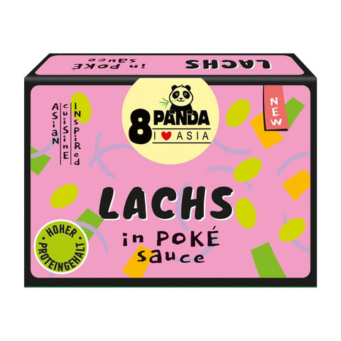 8 Panda - Lachs in Pokésauce - Karton 12 × 110 g