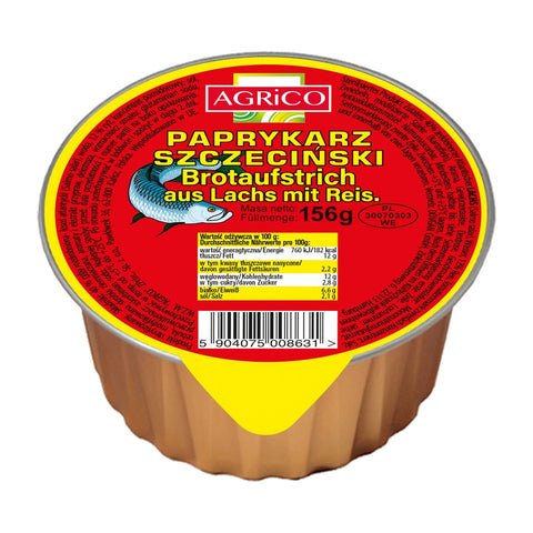 Agrico - Lachsaufstrich mit Reis (Paprykarz Szczeciński) - 10 × 156 g