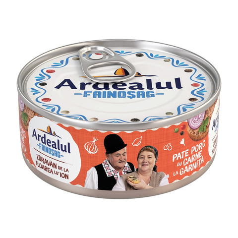Ardealul - Floarea (Schweineleberaufstrich mit Bratenfleisch) - Karton 6 × 100 g