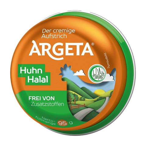 Argeta - Hühnerfleisch-Aufstrich Halal - Karton 14 × 95 g