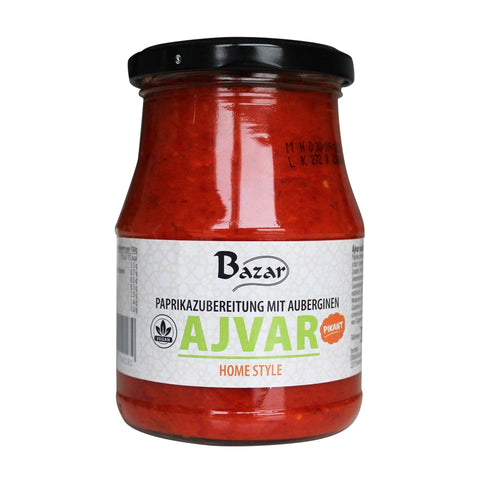 Bazar - Ajvar (Paprikapaste pikant) - Karton 12 × 350 g