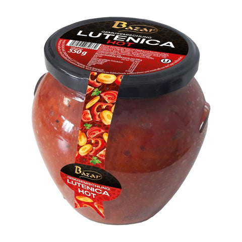 Bazar - Lutenica (Gemüsemischung scharf) - Karton 6 × 550 g
