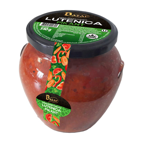Bazar - Lutenica (Gemüsemischung pikant) - Karton 6 × 540 g